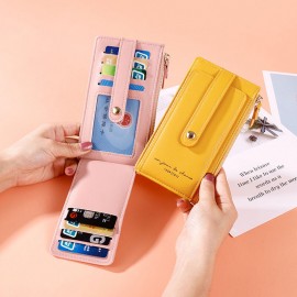 Women RFID Anti Theft 7 Card Slots Wallet Purse