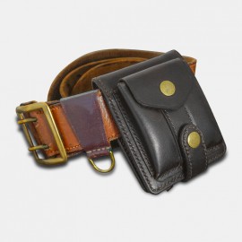 Men Genuine Leather Bifold Multi-card Slot Card Holder Vintage EDC Coin Bag Belt Sheath Wallet Waist Bag