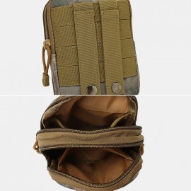 Men Camouflages Large Capacity Waterproof 6 Inch Phone Bag Outdoor Sport Waist Bag Tactical Bag