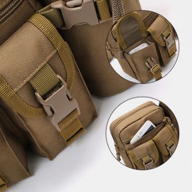 Men Nylon Camouflages Multifunction Outdoor Water Bottle Waist Bag Tactical Bag