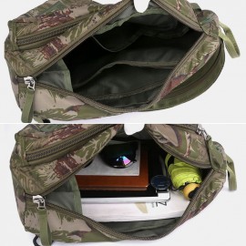 Men Camouflages Multifunction Large Capacity Waterproof Sport Chest Bag Shoulder Bag Crossbody Bag Backpack