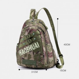 Men Camouflages Multifunction Large Capacity Waterproof Sport Chest Bag Shoulder Bag Crossbody Bag Backpack