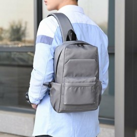 Men Oxford Large Capacity Chest Bag Multi-pockets Crossbody Bag Shoulder Bag