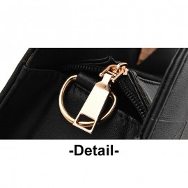 Elegant Women Golden Top Handle Satchel Handbag Tote Purse Shoulder Bag with Bead Pendant