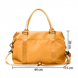 Unisexual Dacron Casual Large Capacity Travel Bag Portable Dry And Wet Separation Design Brief Storage Bag