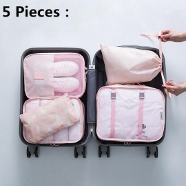 5/7/9 Pieces Waterproof Travel Organizer Waterproof Multi-function Travel Bag