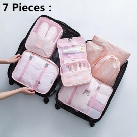 5/7/9 Pieces Waterproof Travel Organizer Waterproof Multi-function Travel Bag