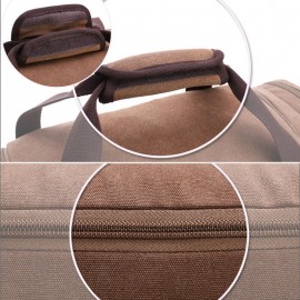 Men Casual Fashion Large Capacity Canvas Travel Outdoor Luggage Multi-pocket High Quality Crossbody Bag Shoulder Handbag