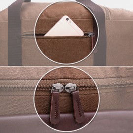 Men Casual Fashion Large Capacity Canvas Travel Outdoor Luggage Multi-pocket High Quality Crossbody Bag Shoulder Handbag