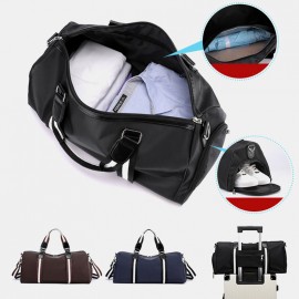 Men Large Capacity Handbag Shoulder Bag Travel Bag Gym Bag For Outdoor